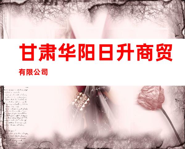 甘肃华阳日升商贸有限公司
