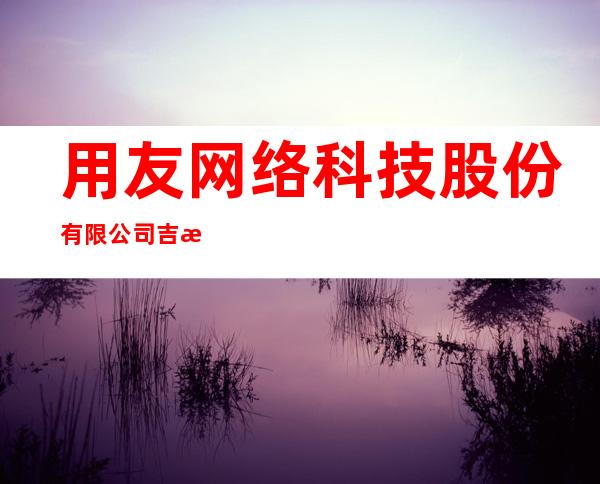 用友网络科技股份有限公司吉林分公司
