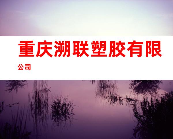 重庆溯联塑胶有限公司
